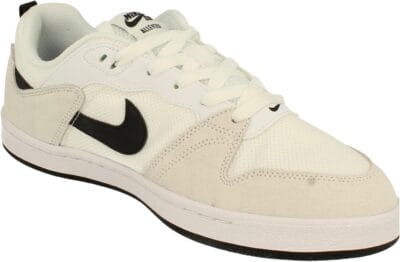 Nike SB Alleyoop Men's Skateboarding Shoes - Black/White - Size 9 - Image 4