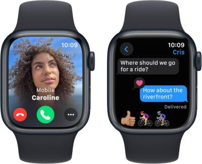 Renewed Apple Watch Series 9 (GPS, 41mm) Midnight Aluminum - Midnight Sport Band (S/M) - Excellent Condition - Image 4