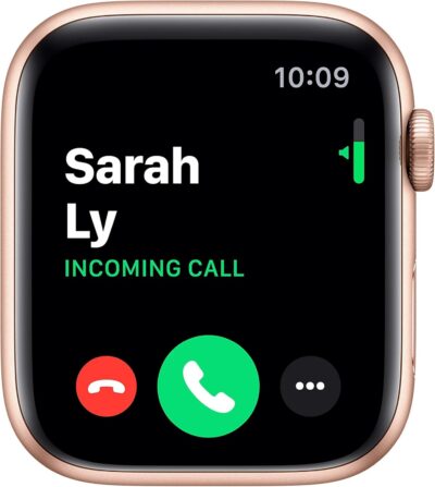 Renewed Apple Watch Series 5 (GPS, 40mm) Gold Aluminum - Pink Sand Sport Band - Image 3