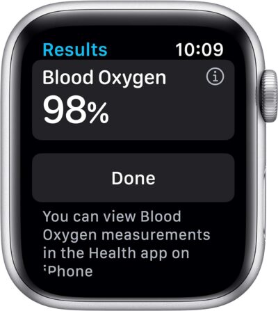 Renewed Apple Watch Series 6 (GPS, 44mm) Silver Aluminum - White Sport Band - Image 3