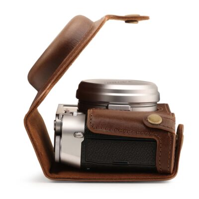Fujifilm X100V Leather Camera Case - Premium Full Grain Leather - Image 3
