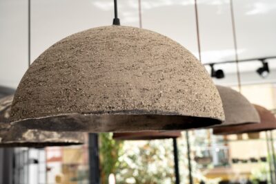 Wabi Sabi Stone Texture Pendant Light - Handmade Ceramic Chandelier for Kitchen Island - Image 4