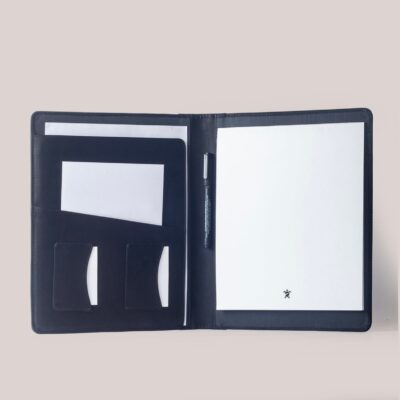 Personalized Leather Padfolio A4 - Engraved Business Folder Notepad Holder - Custom Item for Professionals - Image 5
