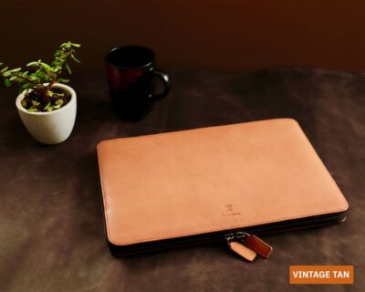 Leather Laptop Sleeve Case Bag - MacBook, HP, Dell, Lenovo, ASUS - 12-17 Inch