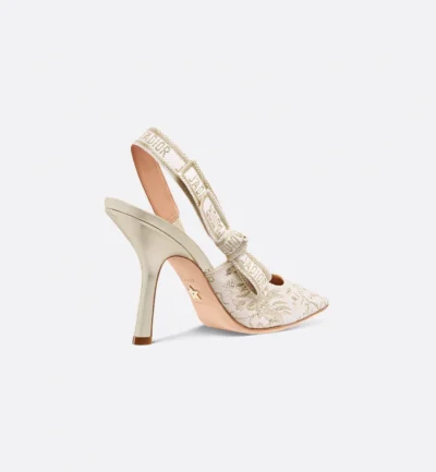 Dior J'Adior Slingback Pump - Transparent Mesh Heel - Women's Designer Shoes - Image 6
