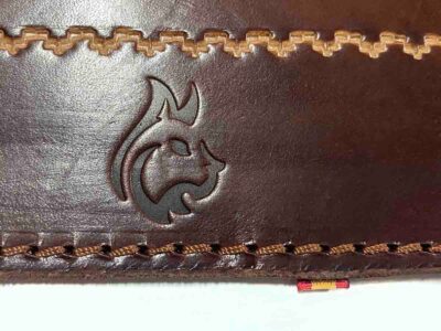 Leather Camp Stool Seat - Bushcraft Camping Portable Folding Stool Top - DIY Project - Image 4