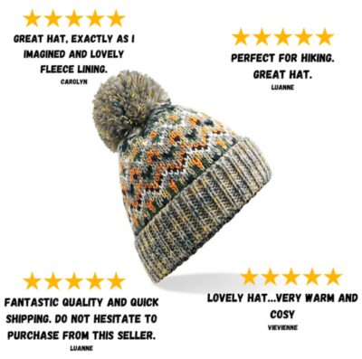 Wild Swimming Beanie Women - Winter Swim Hat Item - Cold Water Swimming Gear - Image 3