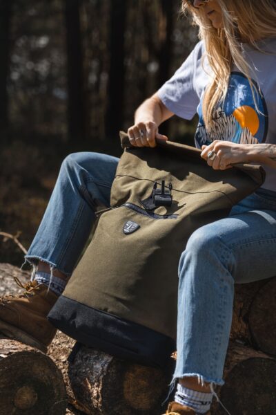 Waterproof Wild Swimming Backpack - Roll Top Dry Bag for Open Water Swimmers - Item Idea - Image 3