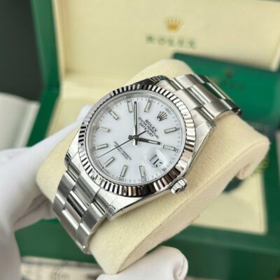 Rolex Datejust 41 White Index Steel Watch 126334 - Authentic & Certified - Image 2
